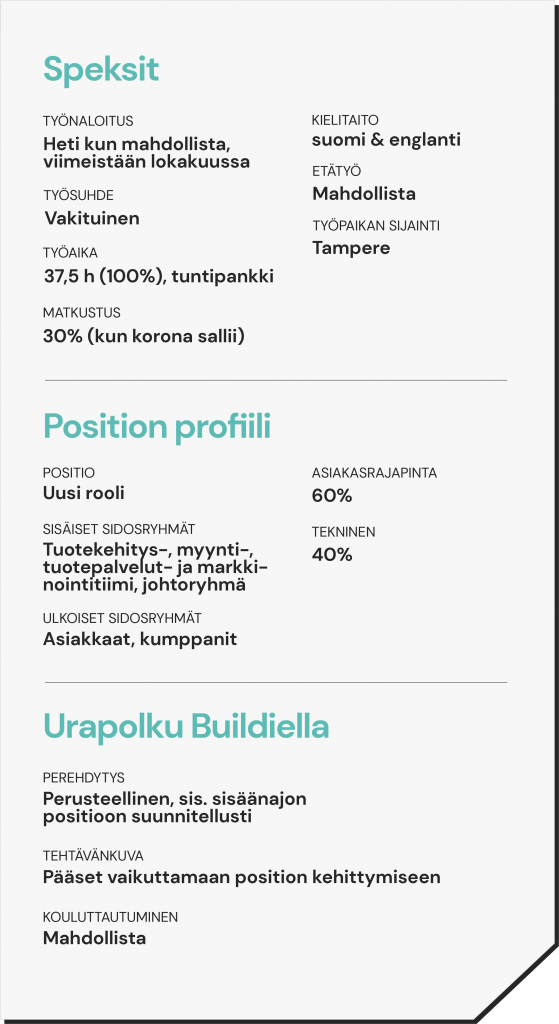 Product Owner - Speksit - Buildie