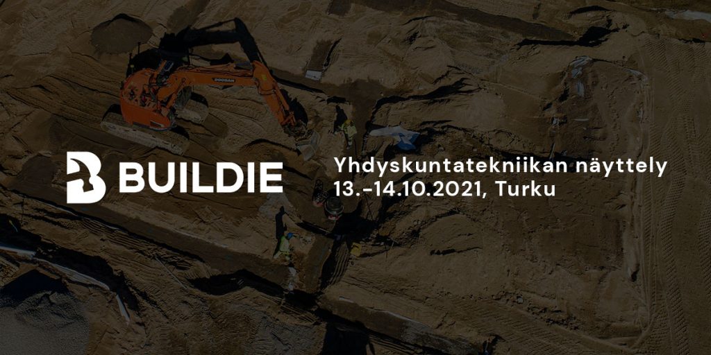 Buildie Yhdyskuntatekniikka-näyttelyssä