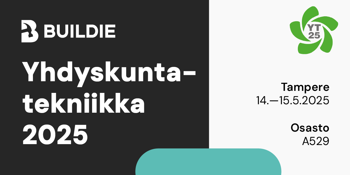Buildie mukana Yhdyskuntatekniikkassa 2025 - Buildie