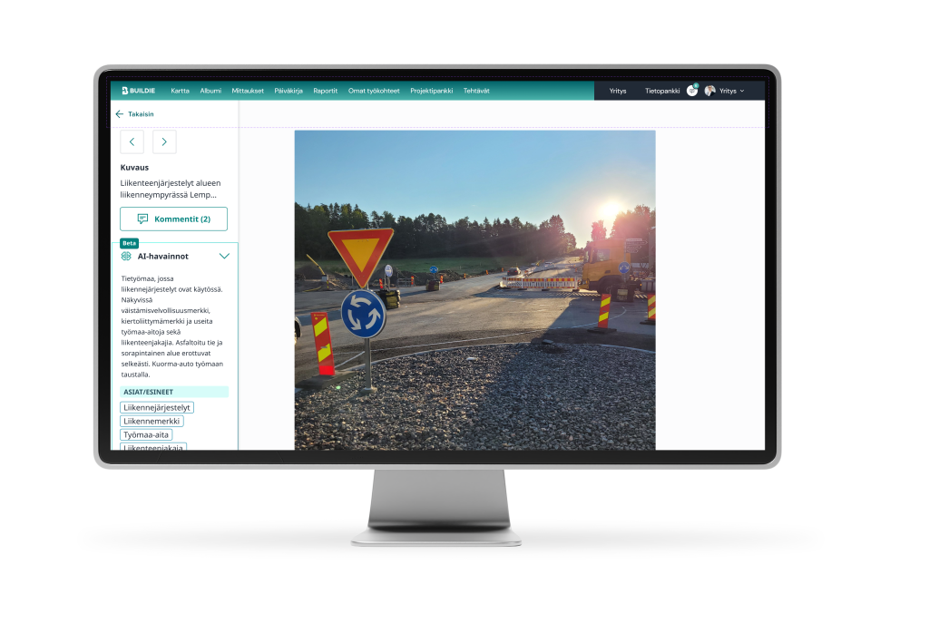BuildieAI infrarakentamisen tekoäly