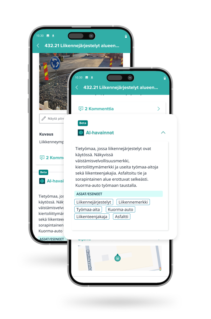 Tekoäly infratyömaille BuildieAI